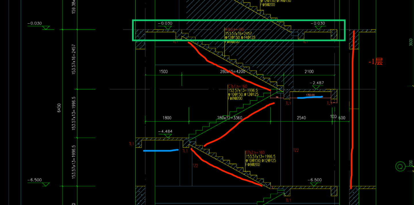 答疑：楼梯提量问题