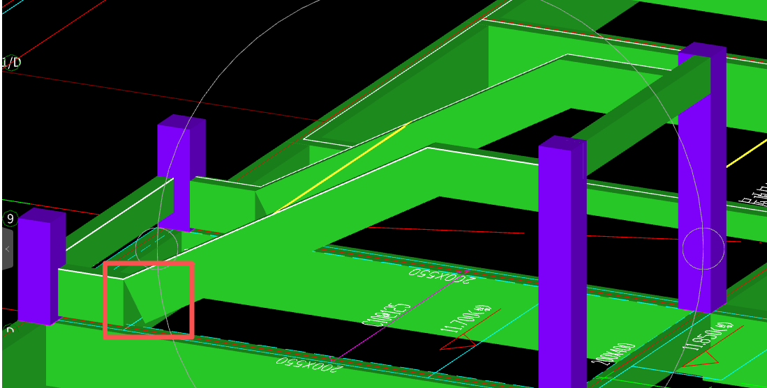 答疑：布置梁平齐到板的时候梁断开了怎么办