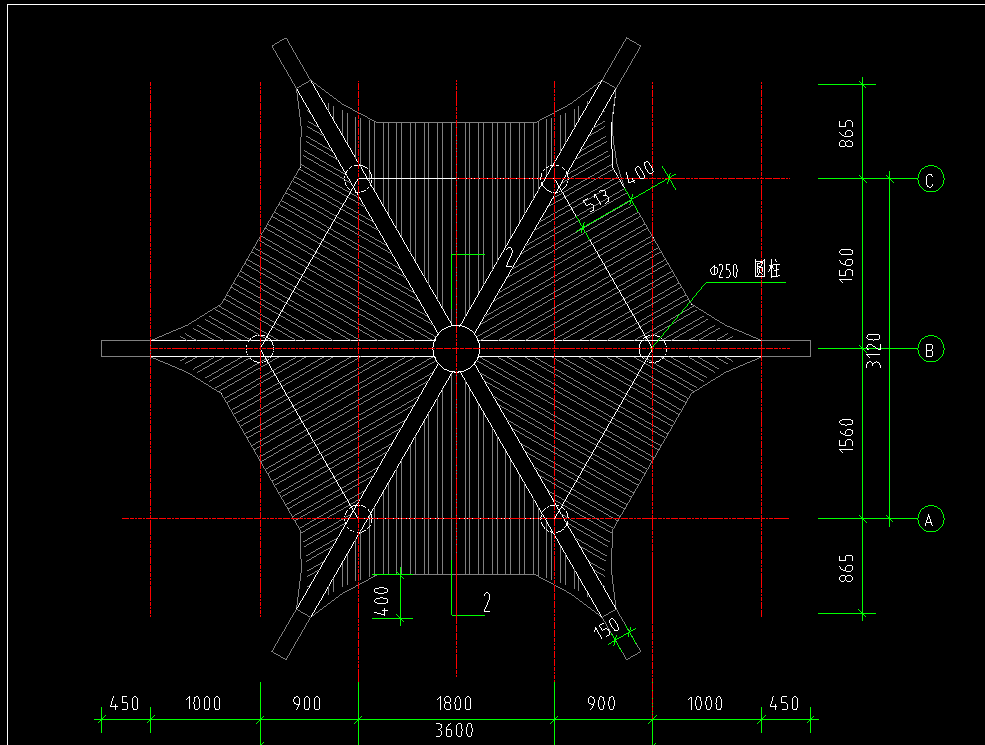 答疑：请问，凉亭的斜屋面面积手算怎么算？