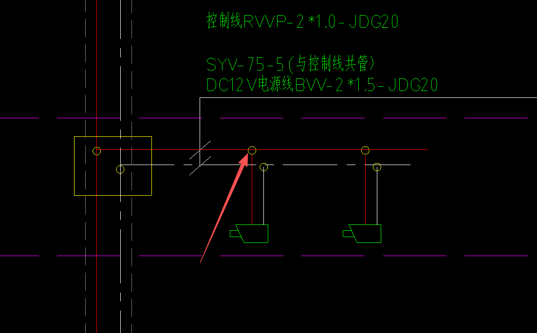 答疑：安装图纸中 这种圆圈代表什么意思？ 是树干型的配线方式？