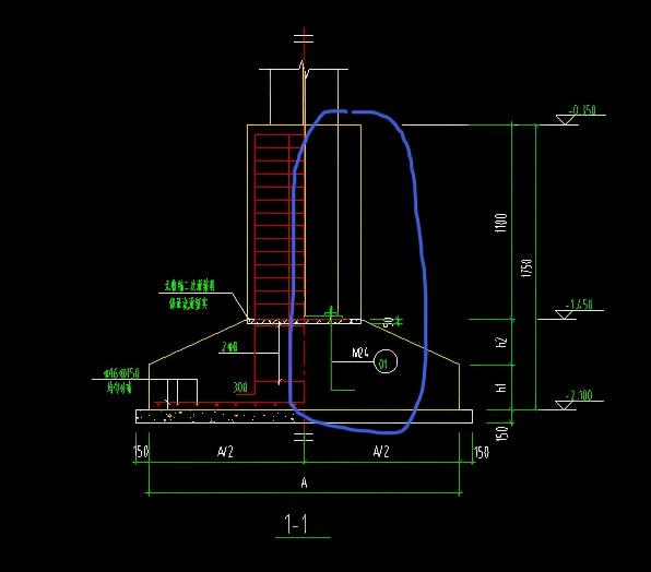 答疑：请问下图-基础图右边是否有钢筋？