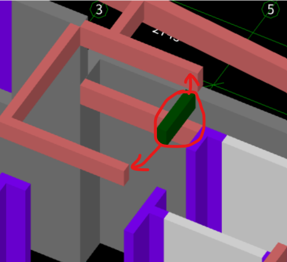 答疑：这里需要让连梁和两边的梁相接吗