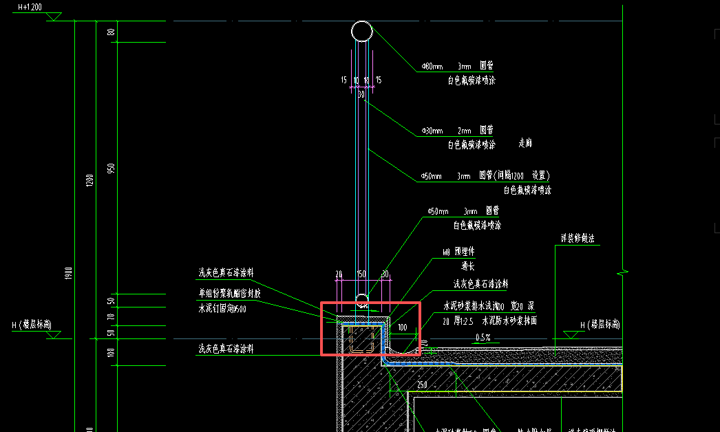 答疑：问下各位老师栏杆下部的混凝土套什么定额