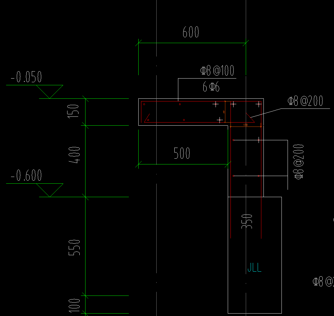 答疑：我画的节点钢筋尺寸对吗？怎么感觉和图上的钢筋之间的尺寸不一样