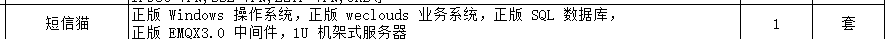 答疑：请问图中短信猫套什么清单定额，我搜了通信，没有对应的清单定额