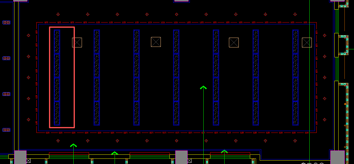 答疑：这个长条灯如果按一个整体算，这个面积大于0.3了，需要扣除，如果分开的话是四个