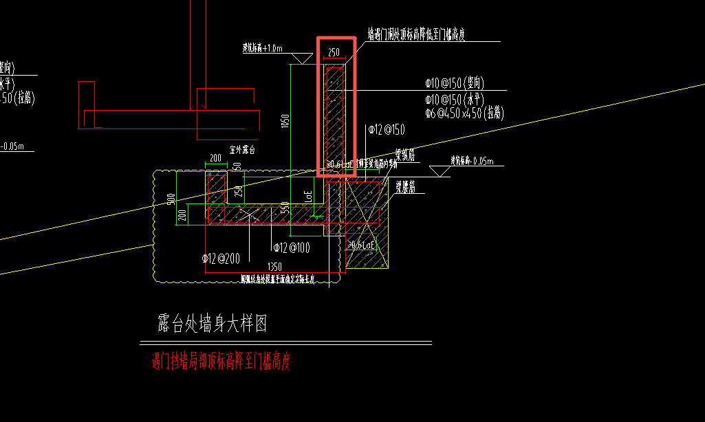 答疑：这种构建怎么画。用什么构件代替，红框内女儿墙后做