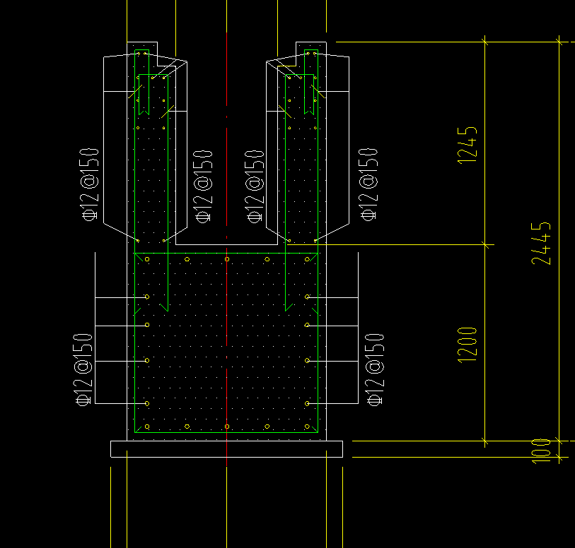 答疑：这个混凝土只有边上有钢筋吗