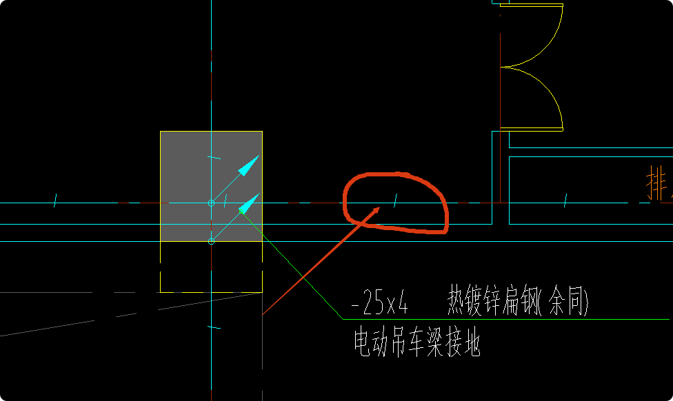 答疑：请问图中水平线条是表示用镀锌扁钢还是利用梁主筋焊接形成避雷网