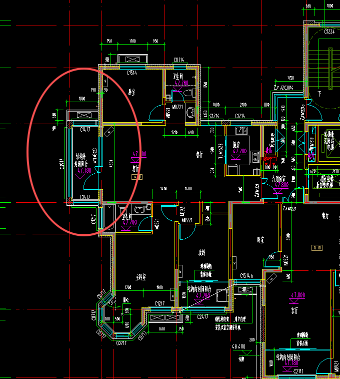 答疑：结构外阳台计算建筑面积按1/2计算，计算竣工清理按全面积计算还是1/2面积？