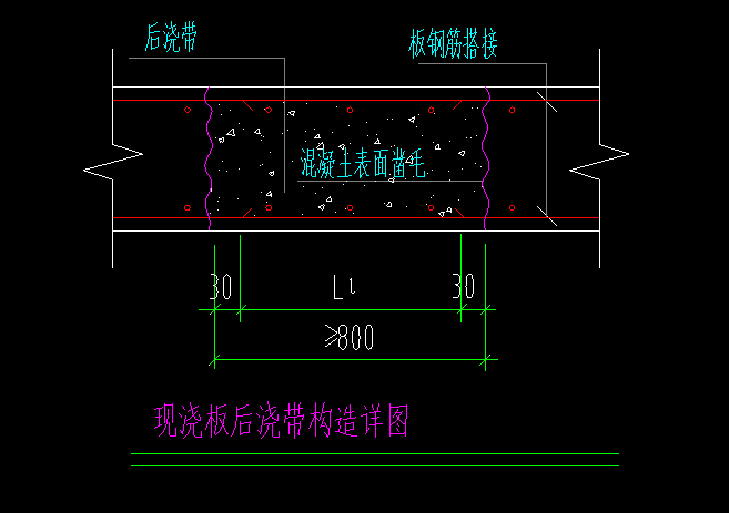 答疑：梁板后浇带设计详图有钢筋线但是没有钢筋型号，是按默认，还是按清楚默认钢筋计算？