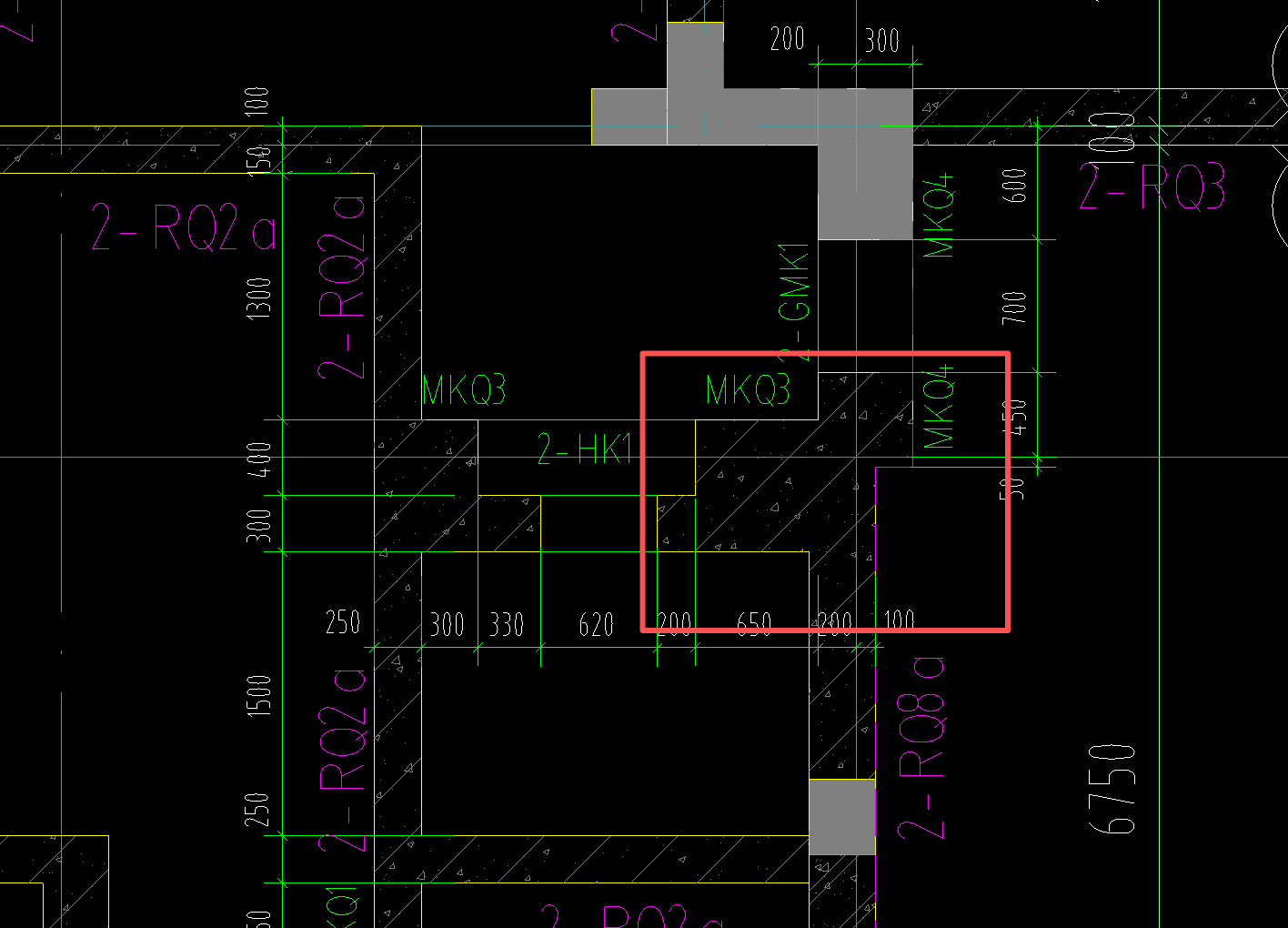 答疑：各位老师，想问一下人防门框墙这个地方建模的范围该是哪