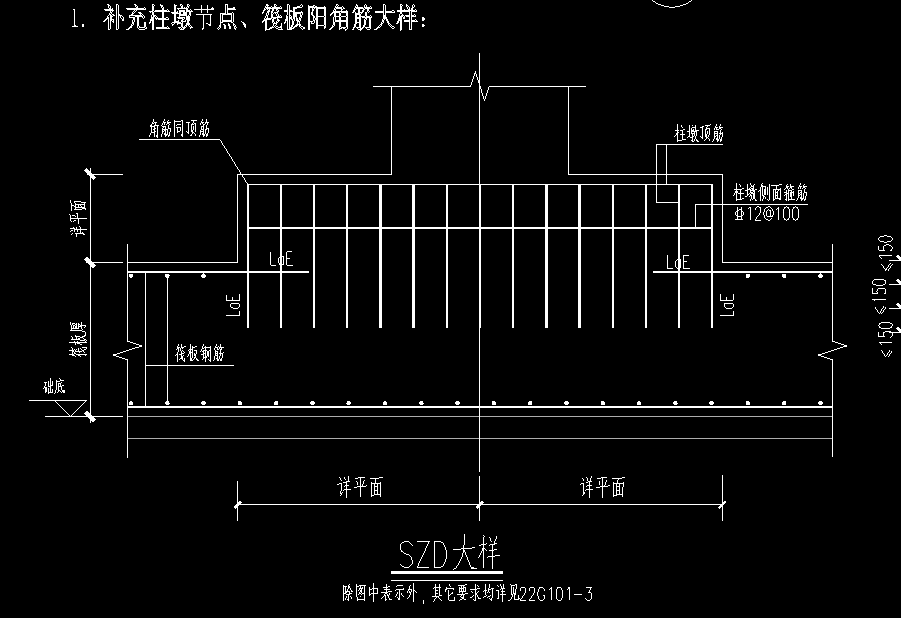 答疑：请问这种柱墩这样设置对吗