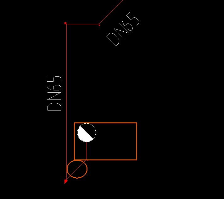 答疑：消火栓管道DN65中，矩形框中的立管距离是多少、椭圆中的水平管据地高度是多高?