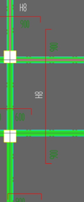 答疑：请问第一个H8是跨板受力筋，第二个是底筋吗，然后支座分布筋指的什么，面筋吗