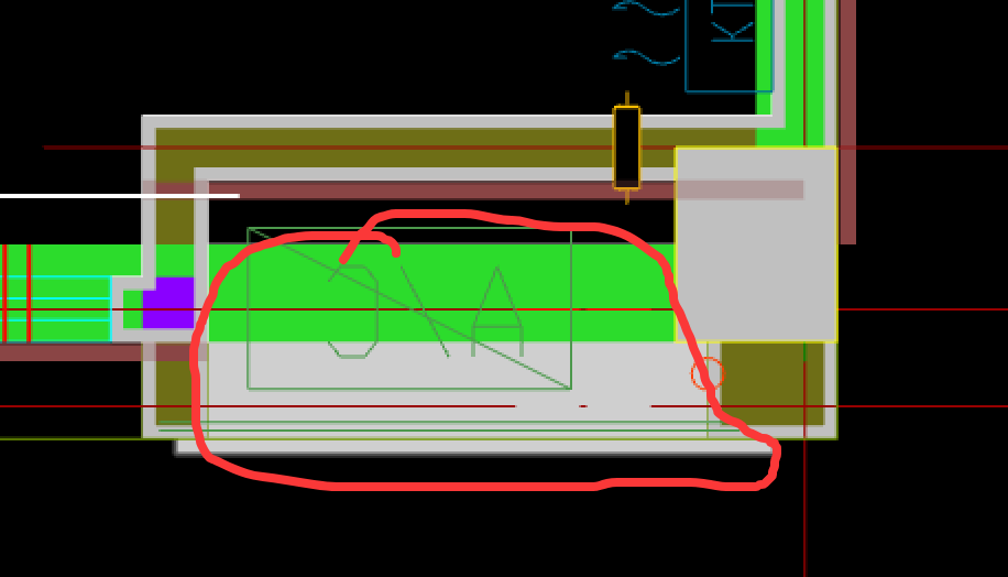 答疑：这个挑檐是从墙边画到墙边 还是从墙中线画到中线