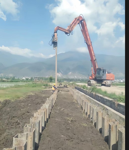 答疑：安徽地区基坑支护拉森钢板桩引孔套什么定额或者市场价多少钱一米