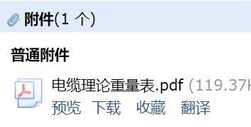 答疑：哪位老师有电缆外径参考手册705012270@qq.com