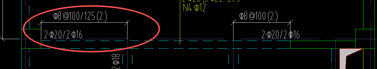 答疑：请问这种情况的箍筋怎么修改