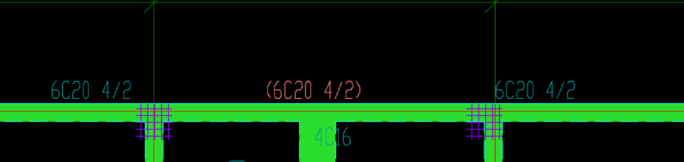 答疑：梁的平法标注看不懂，原位标注识别不出来。这个粉色的带括号的标注 是什么意思啊？