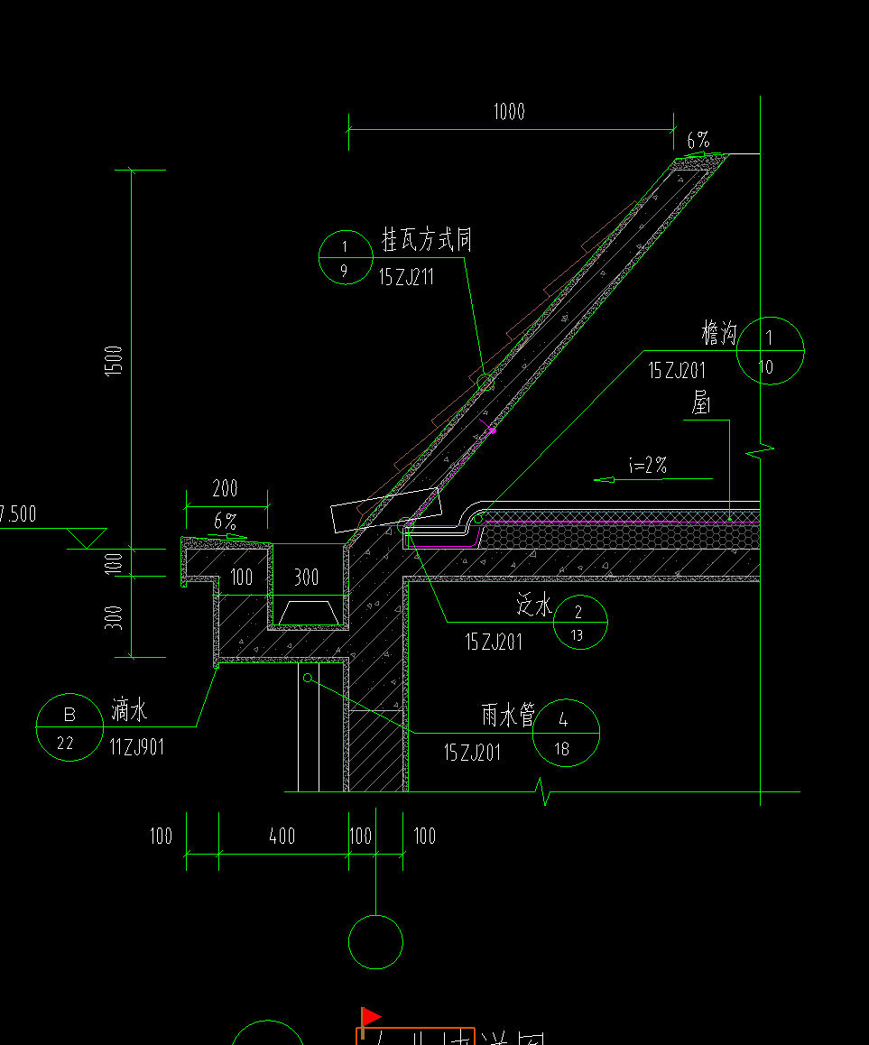 答疑：请问这个女儿墙该怎么画，有点看不懂