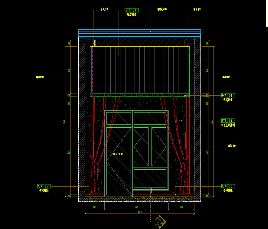 答疑：灯具吸顶安装，请问灯具装在图纸哪个位置