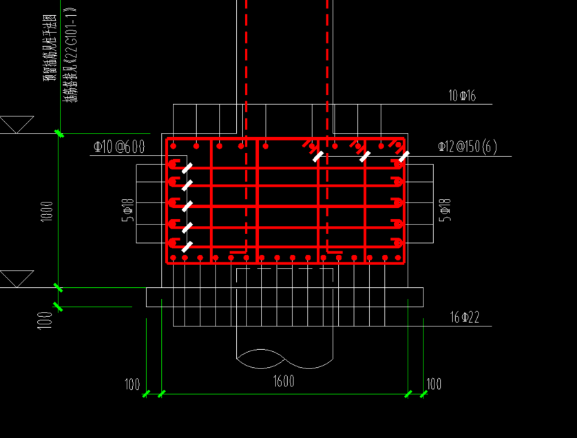 答疑：桩承台梁式配筋，箍筋样式不一样