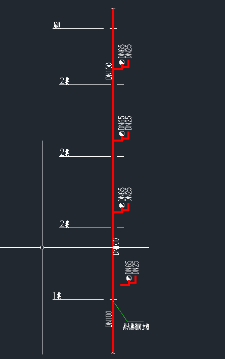 答疑：4层的旧楼新增消火栓系统，屋顶水箱未涉及，实际是否需要，合计4根立管