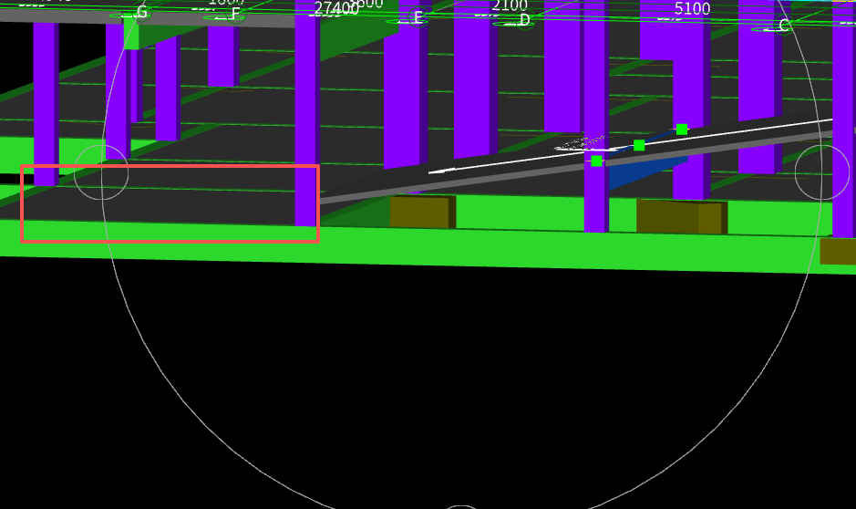 答疑：请问各位老师，这块板在立面图上显示是斜板，但平面图上没有标注