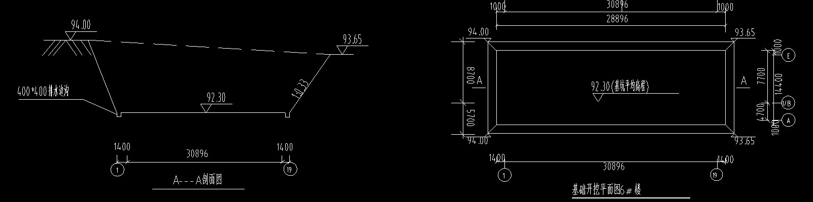 答疑：请教一下，这个基坑的放坡系数是都是，长度宽度是多少