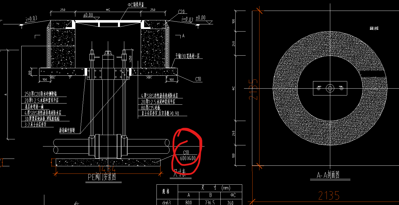 答疑：这是垫层的长宽吗