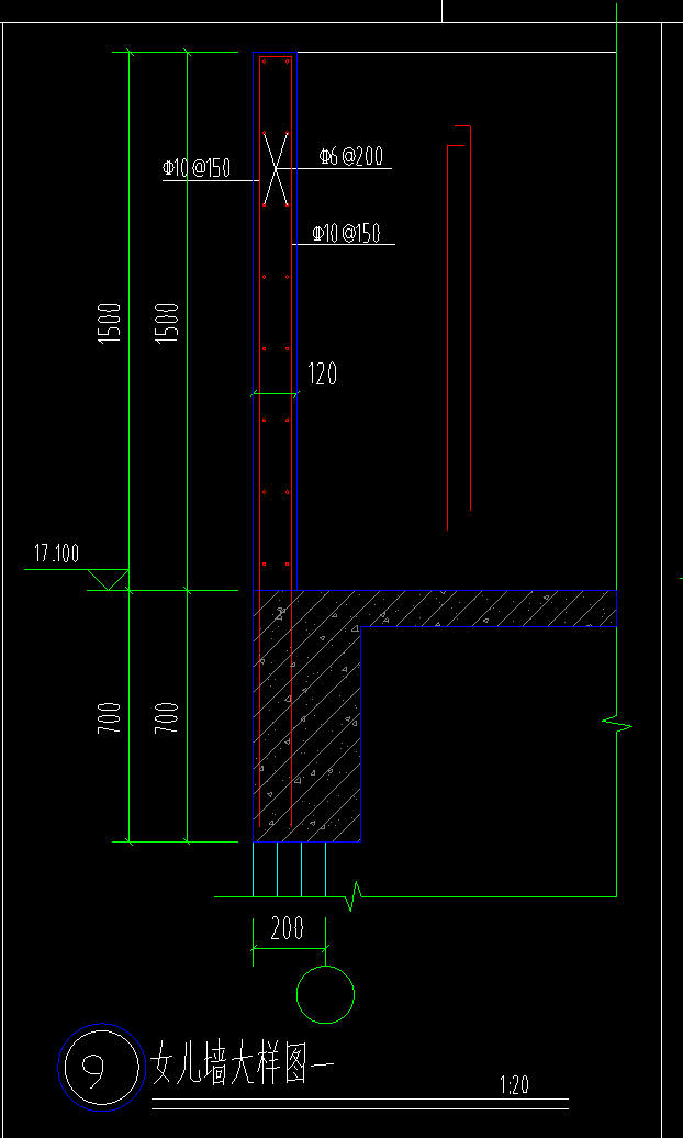 答疑：请问这个女儿墙我画的对吗