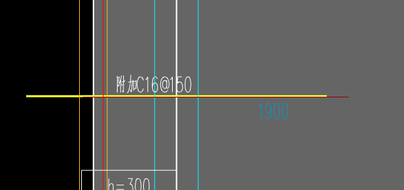 答疑：这种负筋单边标注，另一侧是按照左右长度一样吗？如果一样的话这种就伸出去了。