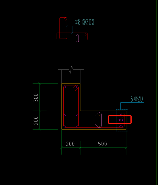 答疑：这中间两个怎么画啊？没有钢筋线，点布不上啊