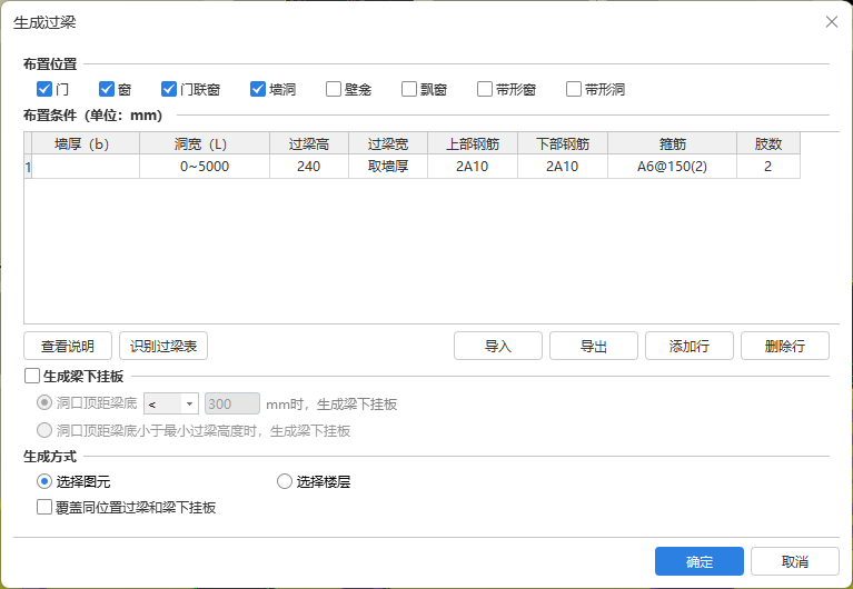 答疑：900宽的门为什么生成不了过梁