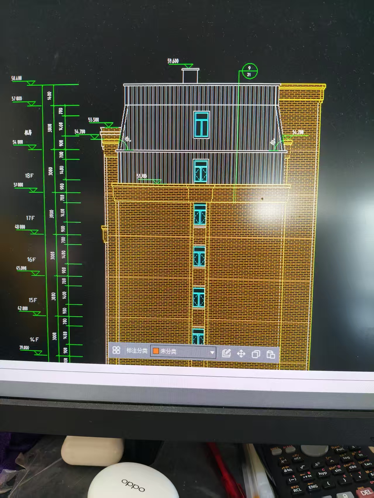 答疑：这个图的檐高是多少
