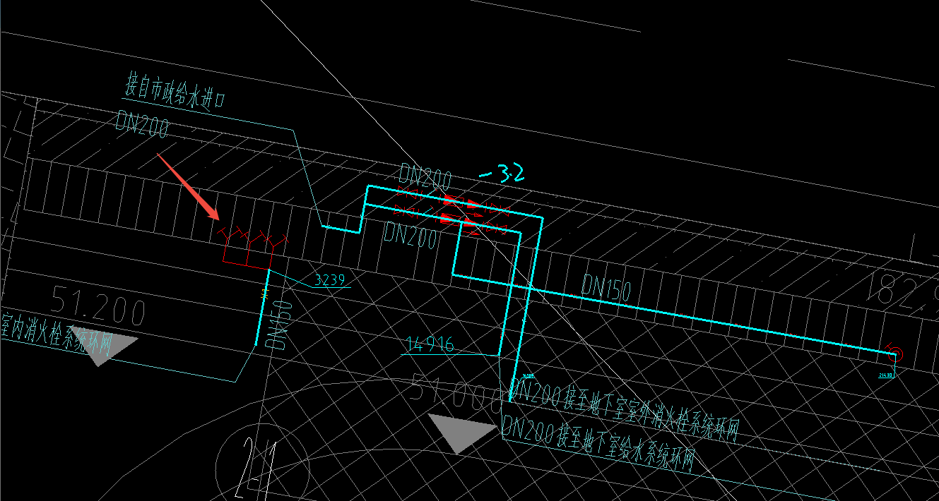 答疑：请问各位专家，这里箭头指的水泵结合器的安装高度为多少，有几个水泵接合器呢