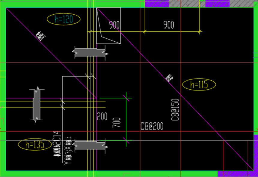 答疑：这个板没有梁但是又分了很多板厚是什么意思