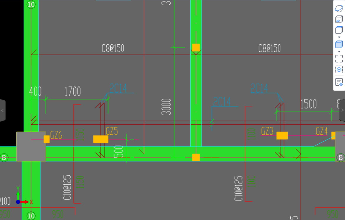 答疑：问下这个2C14是板的什么筋