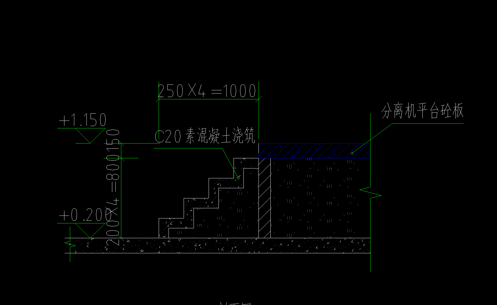 答疑：像这种台阶下面是空心的，怎么绘制呢？用台阶绘制出来是实心的