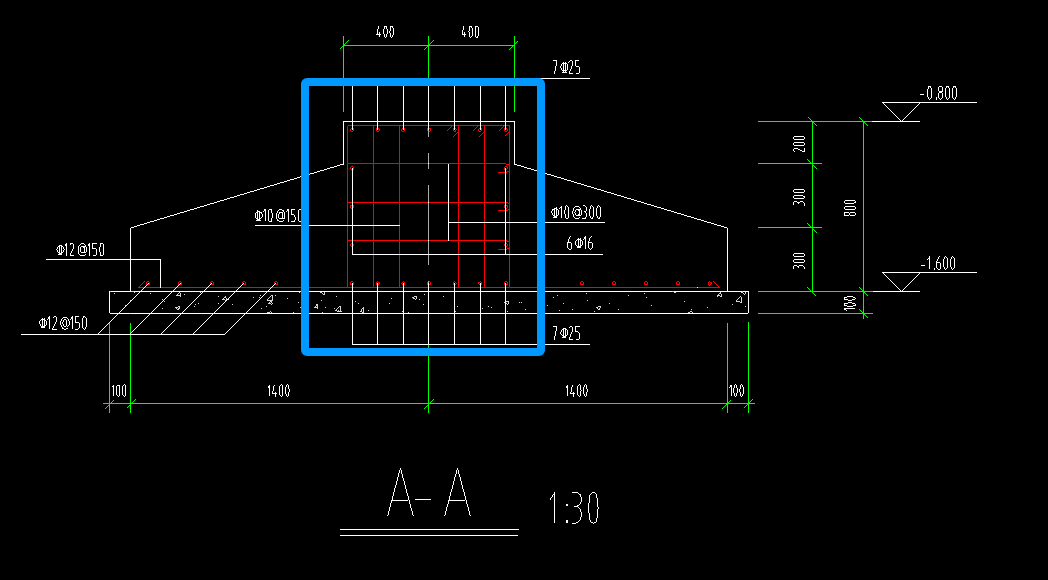答疑：请问蓝色区域用什么构件，工程量是并到条形基础吗