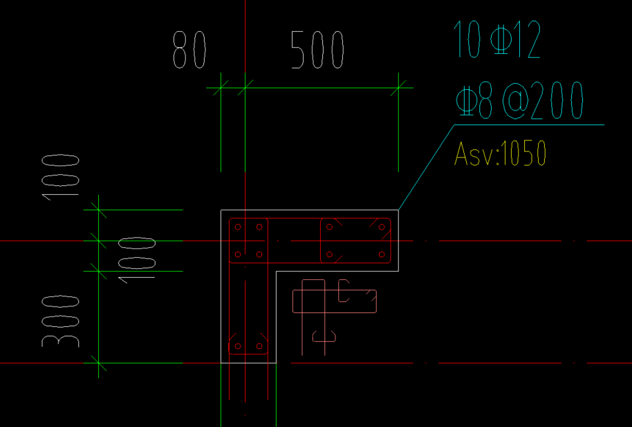答疑：暗柱中这样的不带弯钩的箍筋怎么布置？