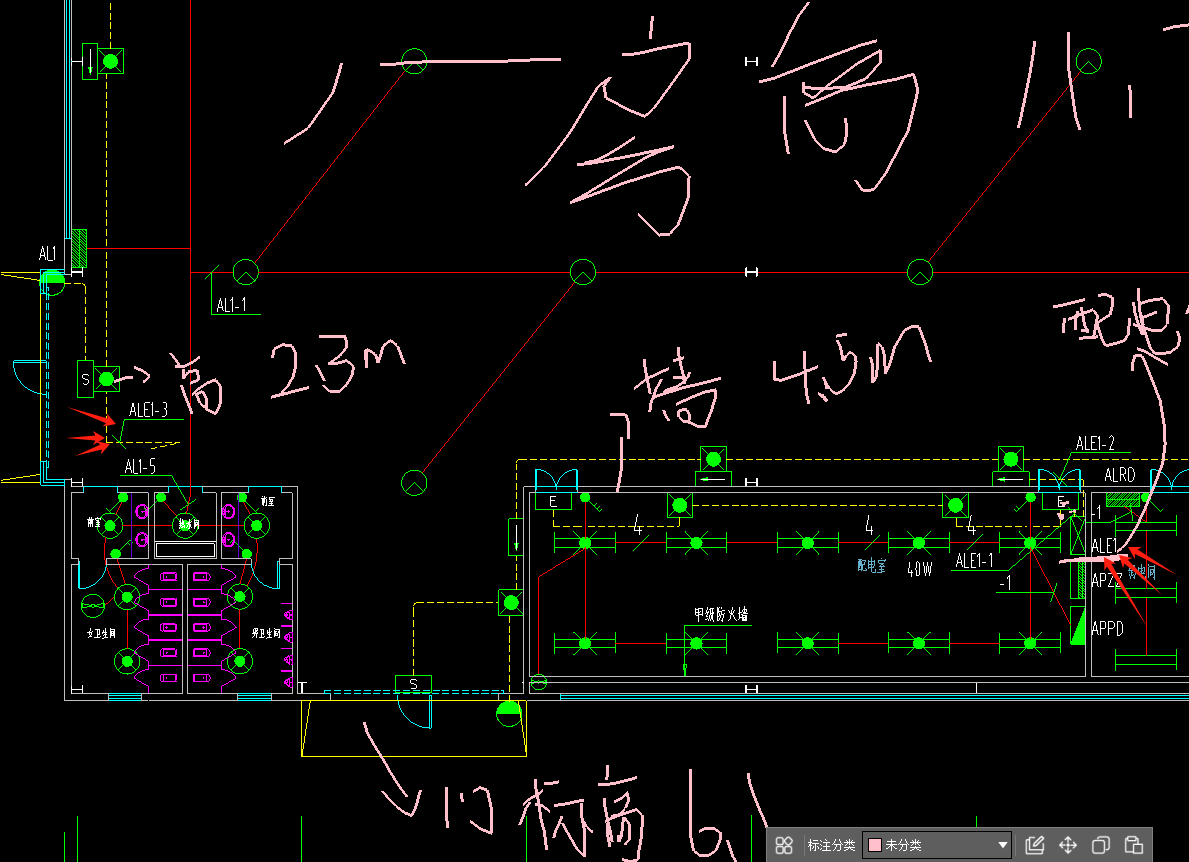 答疑：请问ALE1-3该怎么走连接ALE1配电箱