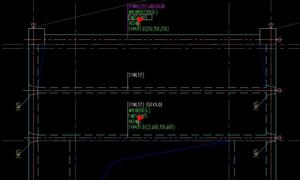 答疑：梁集中标注最下面一行是什么意思