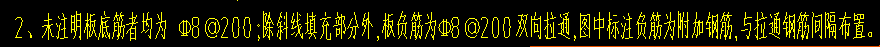 答疑：板负筋双向拉通布置，与附加负筋间隔布置，怎么布置？