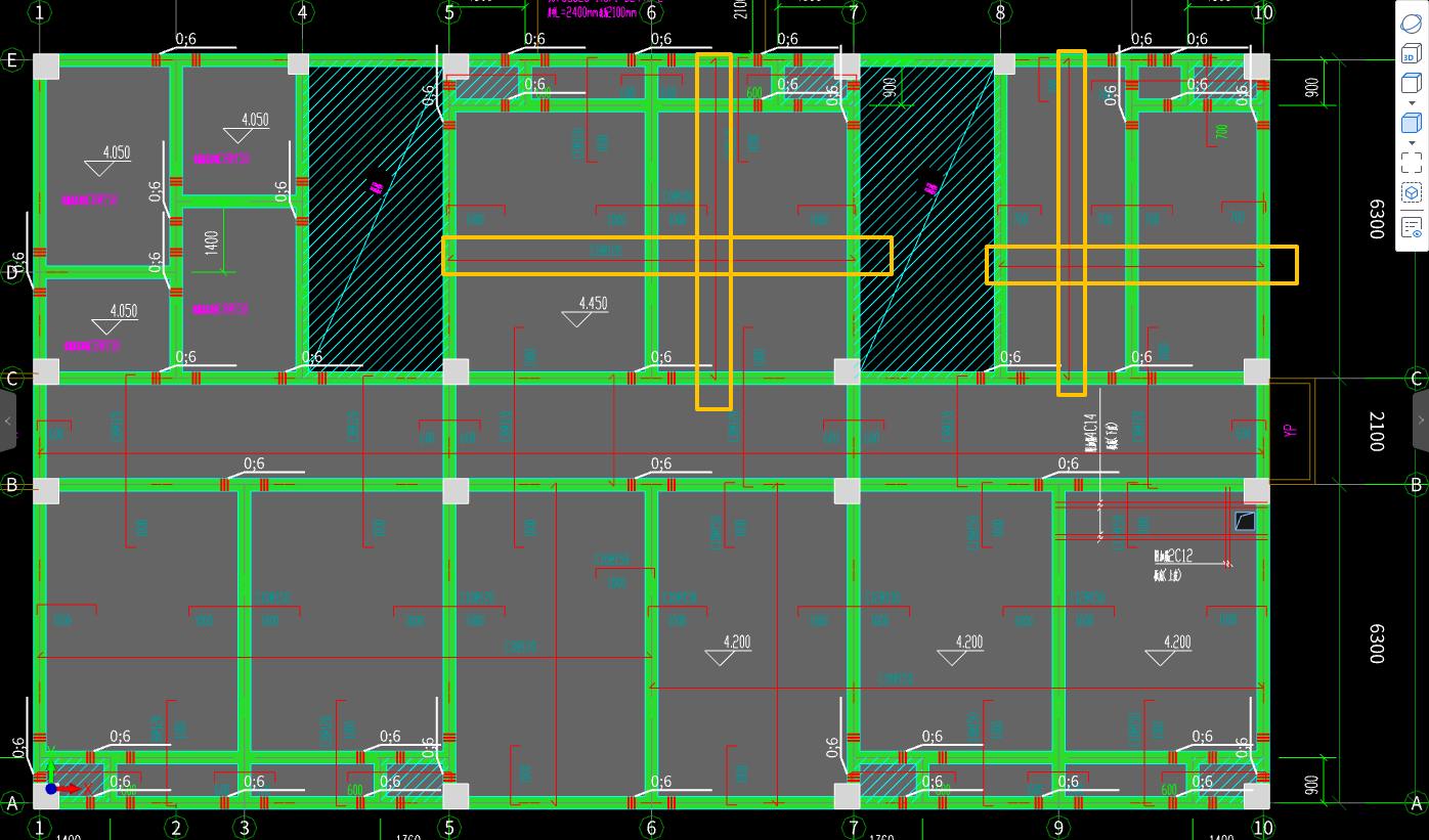 答疑：这类钢筋是什么意思？是告诉我这两块板底面筋是什么吗？我以为是单独布置的跨板受力筋