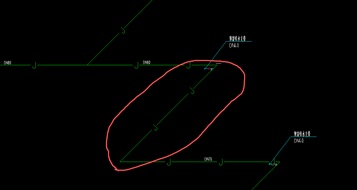 答疑：给水系统图管道型号