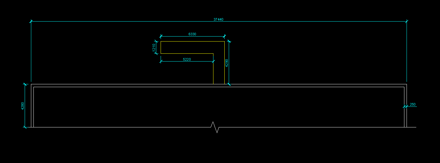 答疑：请问，建筑平面简图，只画需要算量的部分，另一部分不画，用折断线合适吗？