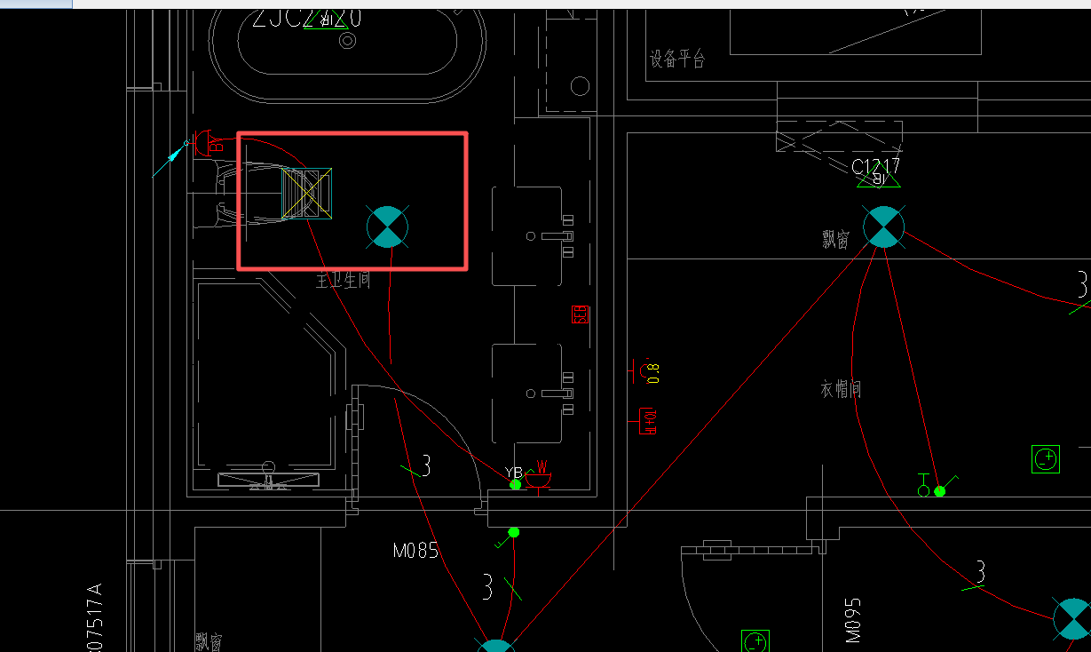 答疑：各位老师，卫生间有一个座灯口有一个浴霸，那浴霸需要记成座灯口嘛