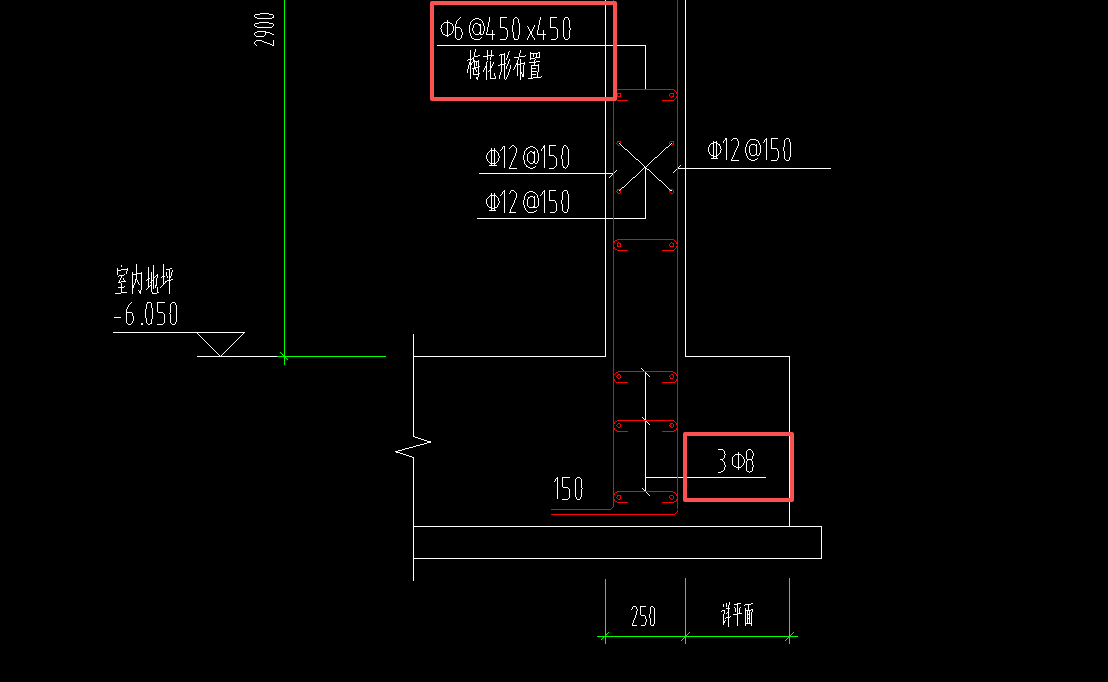 答疑：基础锚固区的水平筋直径和地上的不同，该如何布置
